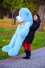 Ведмідь Рафаель 180 см Блакитний - фото 4