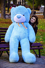 Ведмідь Рафаель 180 см Блакитний - фото 5