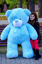 Ведмідь Ветлі 200 см Блакитний - фото 4