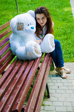 Ведмідь Потап 90 см Білий - фото 5