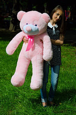 Ведмідь Рафаель 120 см Рожевий - фото 4