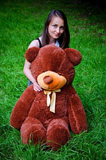 Ведмідь Рафаель 120 см Шоколадний - фото 4
