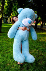 Ведмідь Рафаель 160 см Блакитний - фото 4
