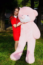 Ведмідь Рафаель 180 см Рожевий - фото 5