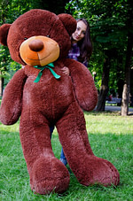 Ведмідь Рафаель 200 см Шоколадний - фото 5