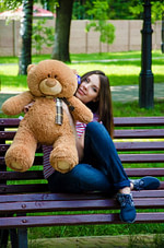 Ведмідь Тедді 80 см Коричневий - фото 4