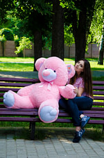 Ведмідь Томмі 150 см Рожевий - фото 4