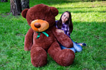 Ведмідь Рафаель 200 см Шоколадний - фото 4