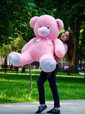 Медведь Томми 150 см Розовый