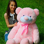 Медведь Рафаэль 120 см Розовый