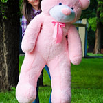 Медведь Рафаэль 140 см Розовый