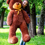 Медведь Рафаэль 140 см Шоколадный