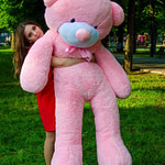 Медведь Рафаэль 200 см Розовый