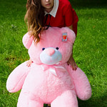 Медведь Ветли 130 см Розовый