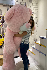 Медведь Зефир 250 см Розовый фото 3