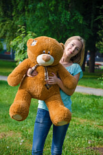 Медведь Тедди 110 см Коричневый