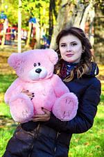 Медведь Потап 50 см Розовый - фото 4