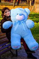 Медведь Ветли 130 см Голубой - фото 5