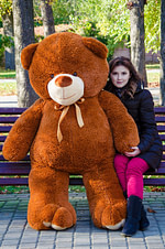Медведь Ветли 200 см Коричневый - фото 4
