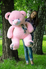 Медведь Барни 120 см Розовый