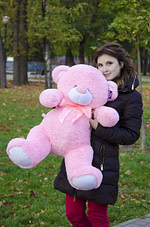 Медведь Бойд 100 см Розовый