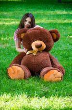 Медведь Томми 150 см Шоколадный