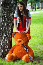 Медведь Барни 120 см Коричневый - фото 4