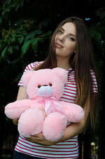 Медведь Рафаэль 50 см Розовый - фото 4