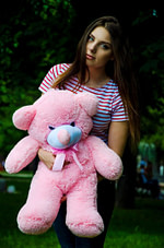 Медведь Рафаэль 80 см Розовый - фото 4