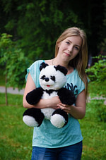 Панда сидячая 40 см - фото 4