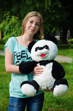 Панда сидячая 85 см