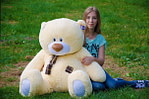 Медведь Тедди 140 см Абрикос - фото 5