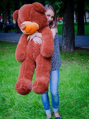 Медведь Рафаэль 120 см Шоколадный