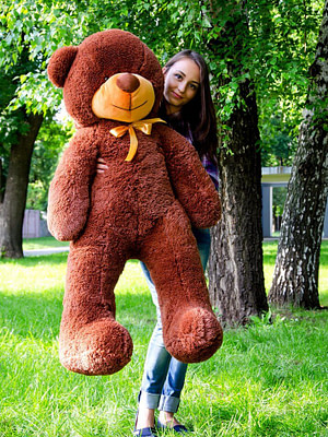 Медведь Рафаэль 140 см Шоколадный