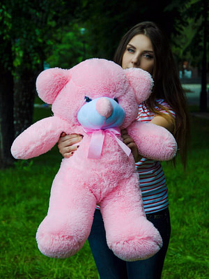 Медведь Рафаэль 80 см Розовый