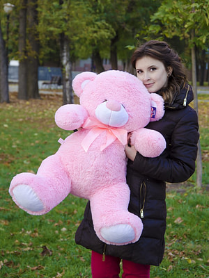 Медведь Бойд 100 см Розовый
