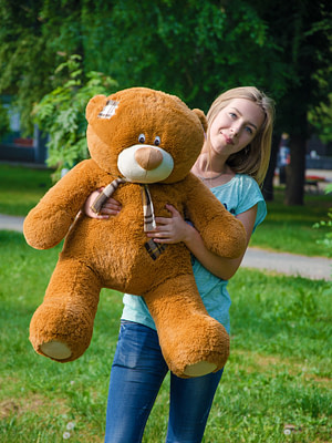 Медведь Тедди 110 см Коричневый
