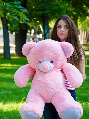 Медведь Томми 100 см Розовый