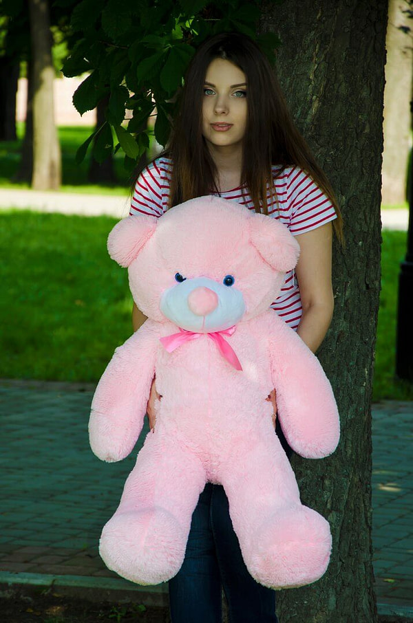 Медведь Рафаэль 100 см Розовый